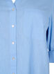 Shirt blouse with button closure in cotton-linen blend, Serenity, Packshot image number 2