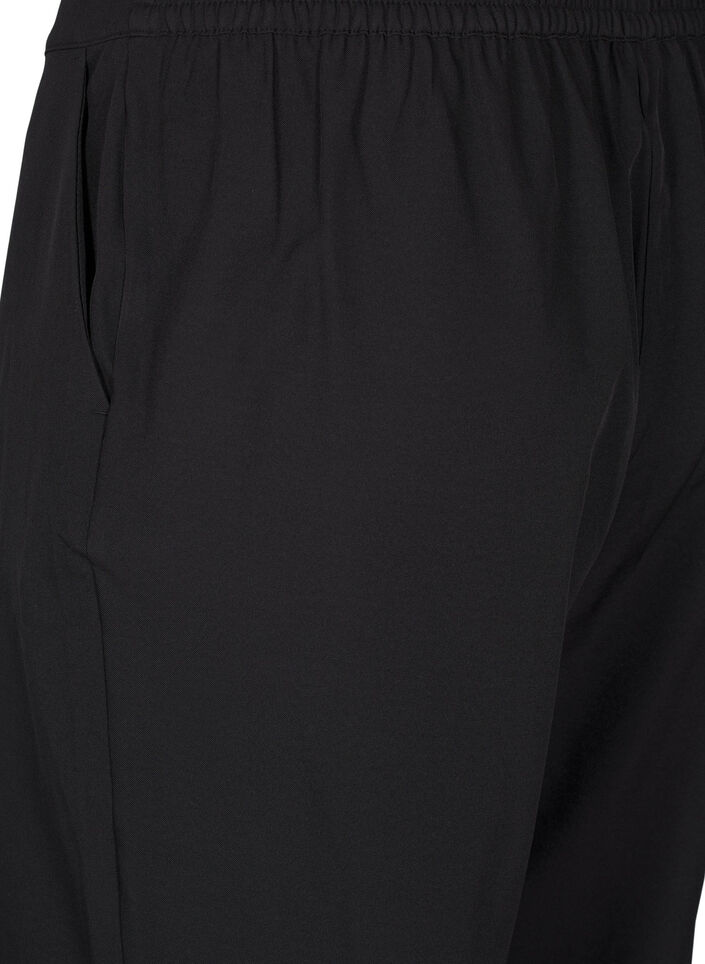 FLASH - Loose trousers with pockets, Black, Packshot image number 3