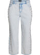 Kiana jeans with decorative details along the sides, Light Blue, Packshot image number 0