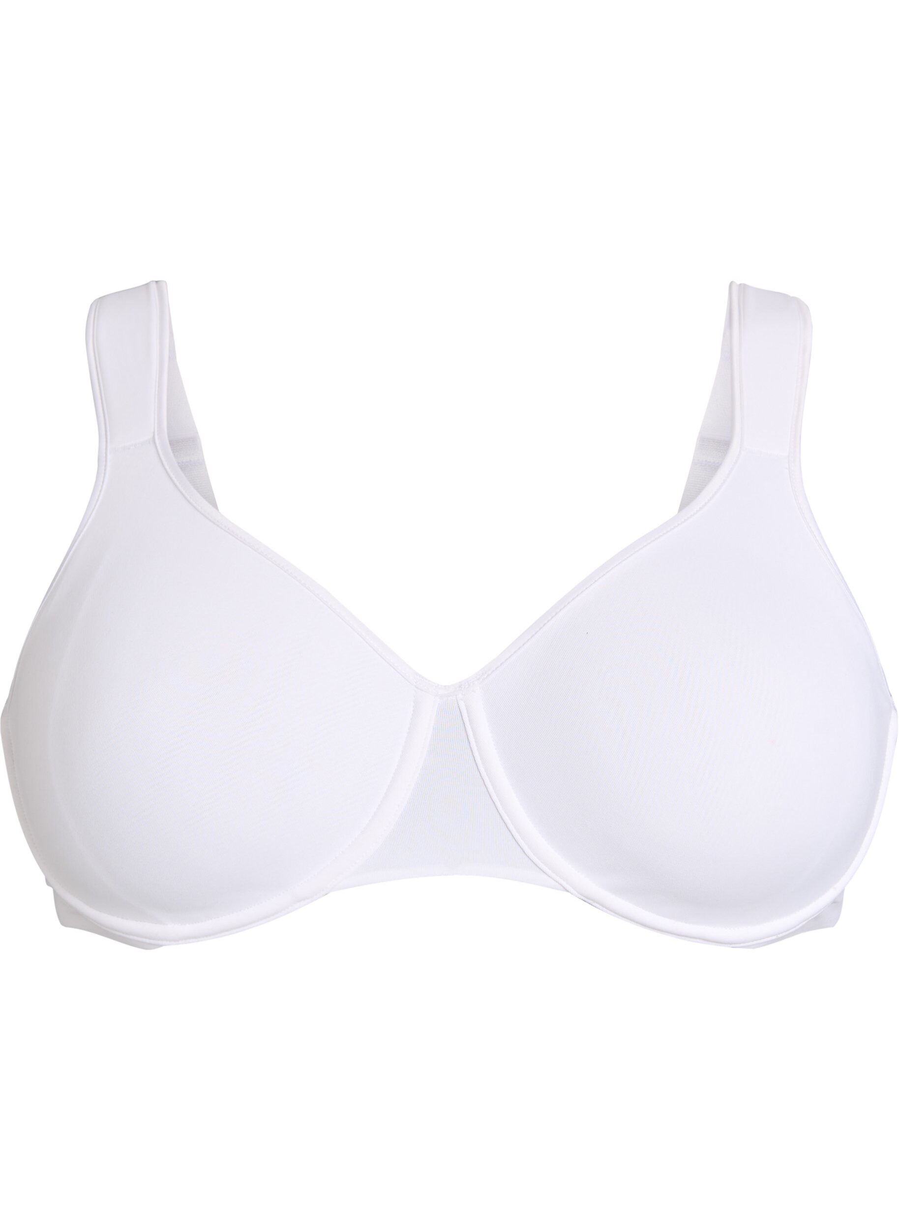Minimizer bra with padded straps