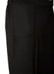 Loose jersey trousers with a high waist, Black, Packshot image number 2
