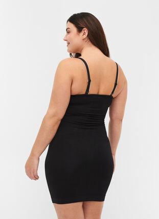 Torsette shapewear with thin straps, Black, Model image number 1
