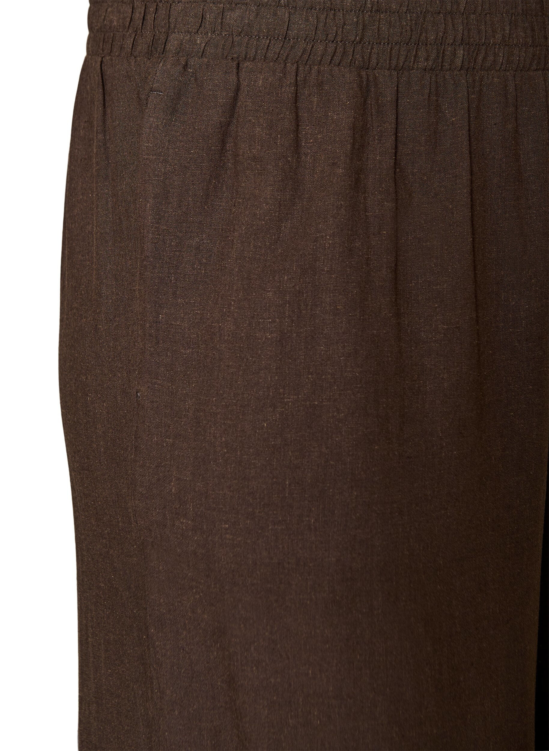 ZizzifashionWide-leg linen and viscose trousers, Brown, Packshot image number 2