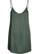 Solid colour strap dress in viscose, Green, Packshot image number 1