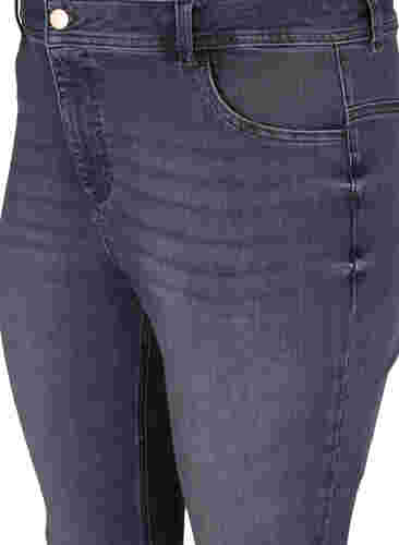 Extra slim Nille jeans with high waist, Grey Denim, Packshot image number 2