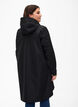 Rain jacket with pockets and a hood, Black, Model image number 2
