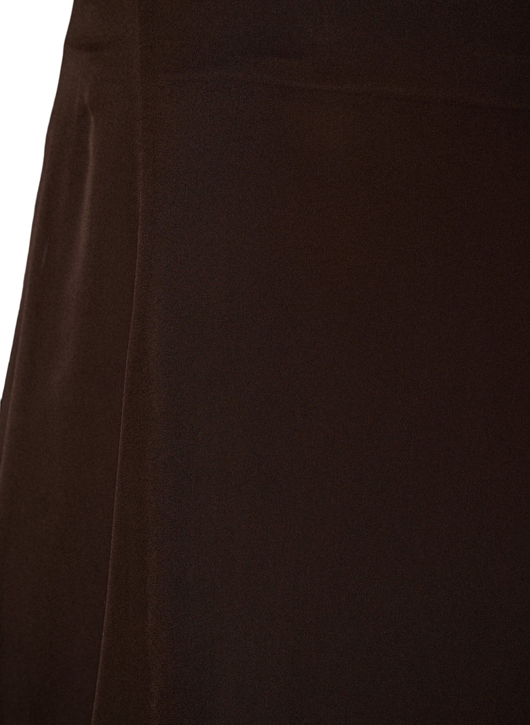 ZizzifashionA-line midi skirt, Brown, Packshot image number 2
