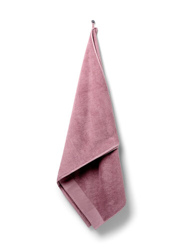 Cotton terry towel, Deauville Mauve, Packshot image number 0