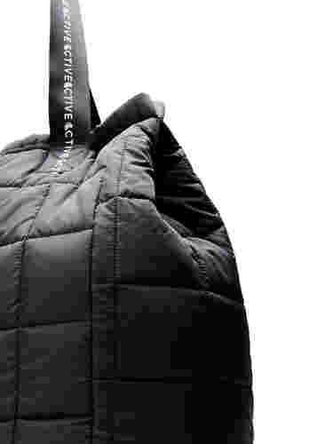 Quilted sports bag, Black, Packshot image number 2
