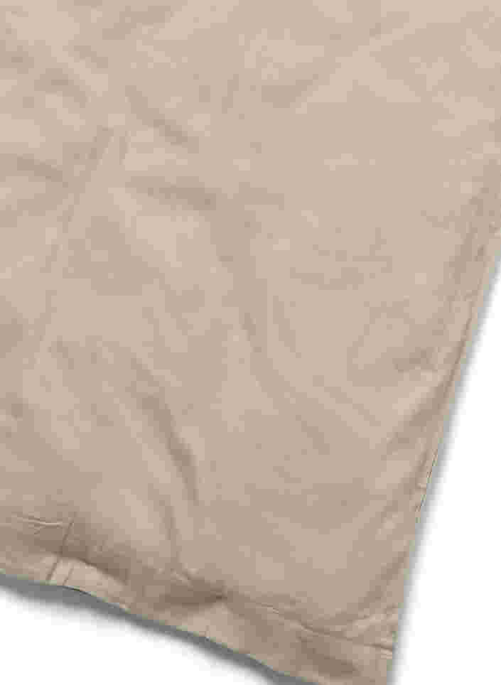 Plain cotton bed linen, Oxford Tan, Packshot image number 2