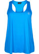 Workout top with racer back, Blue, Packshot image number 0
