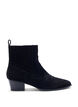 Wide fit - Suede ankle boot, Black, Model image number 1