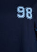 Short T-shirt dress with sporty details, Blue, Packshot image number 2