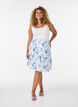 Short skirt with smocked waist, Blue, Model image number 1