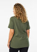 Short-sleeved t-shirt with v-neck, Green, Model image number 2