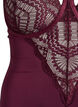 Underwired lace body with strap detail, Red, Packshot image number 2