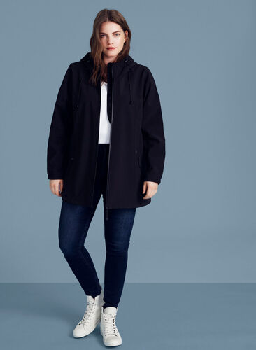 Softshell jacket, Black, Model image number 1
