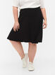 Loose viscose skirt, Black, Model image number 3