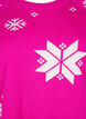 Knitted jumper with snowflakes, Pink, Packshot image number 2
