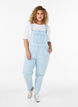 Striped denim overalls, Light Blue, Model image number 0