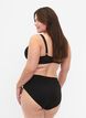 5-pack cotton panties with regular waist, Black, Model image number 1