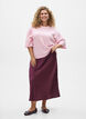Satin midi skirt, Dark Bordeaux, Model image number 1