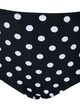 Printed bikini bottoms with a high waist, Dotted Print, Packshot image number 2