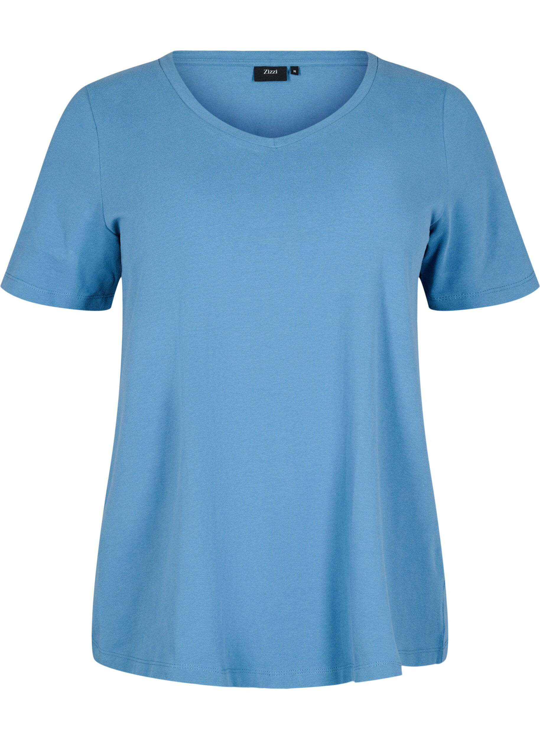 Basic plain cotton t-shirt