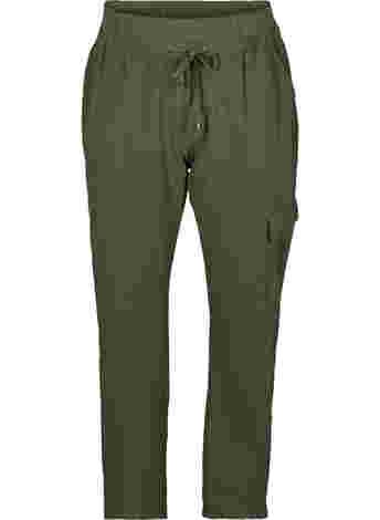 Loose cotton trousers