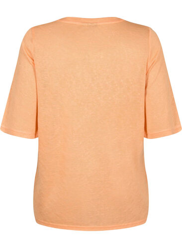 Blouse with 3/4 sleeves, Mock Orange, Packshot image number 1