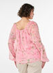 Chiffon blouse with floral print and long sleeves, Rose, Model image number 2