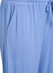 Loose night trousers in viscose jersey with pockets, Blue, Packshot image number 2