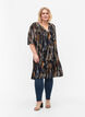 Paisley print dress in viscose, Navy Blazer AOP, Model image number 2