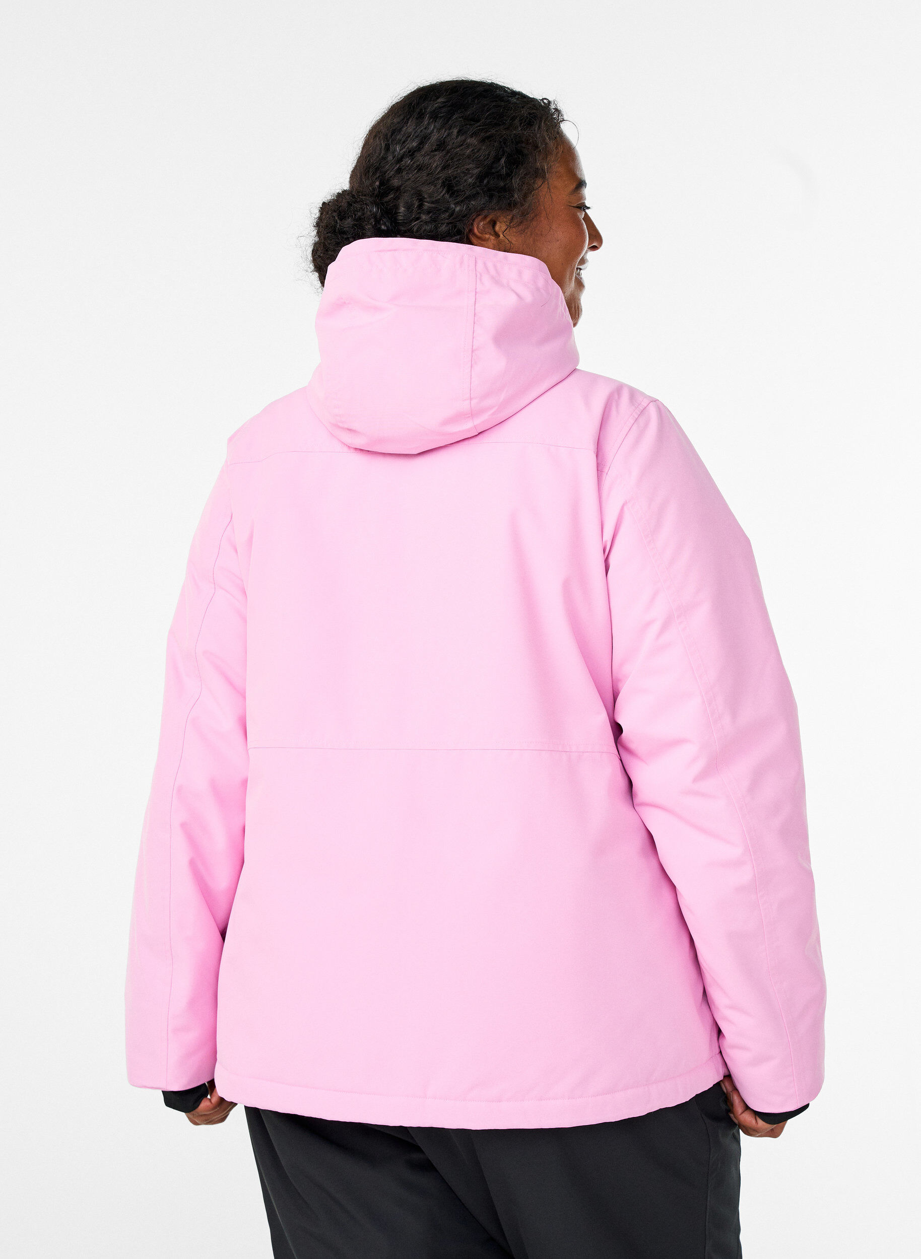ZizzifashionFunctional ski anorak with hood, Pink, Model image number 2