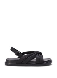 Wide fit sandal with knot detail
