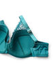 Padded underwired lace bra, Green, Packshot image number 3