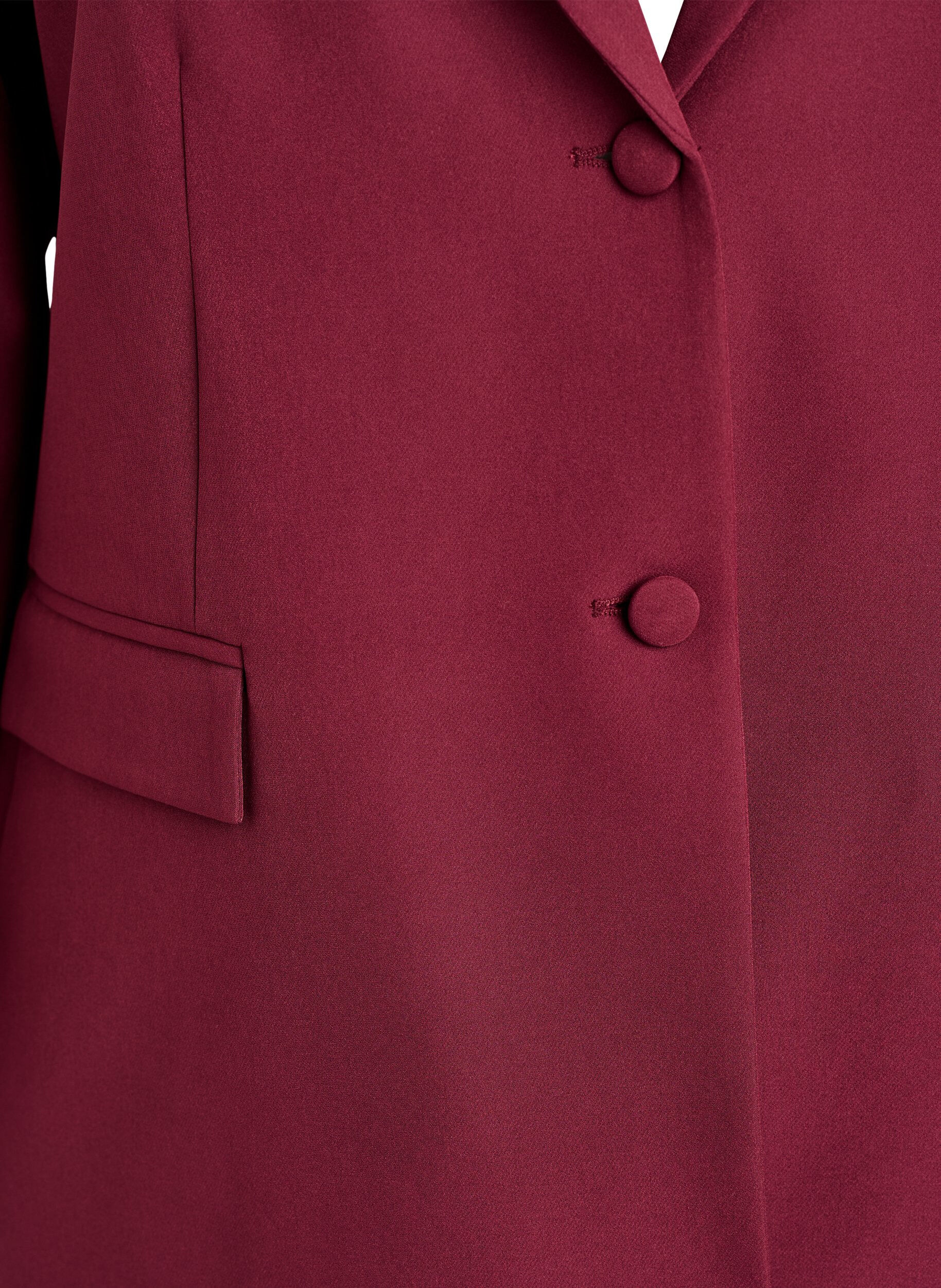 ZizzifashionClassic blazer with button fastening, Red, Packshot image number 2