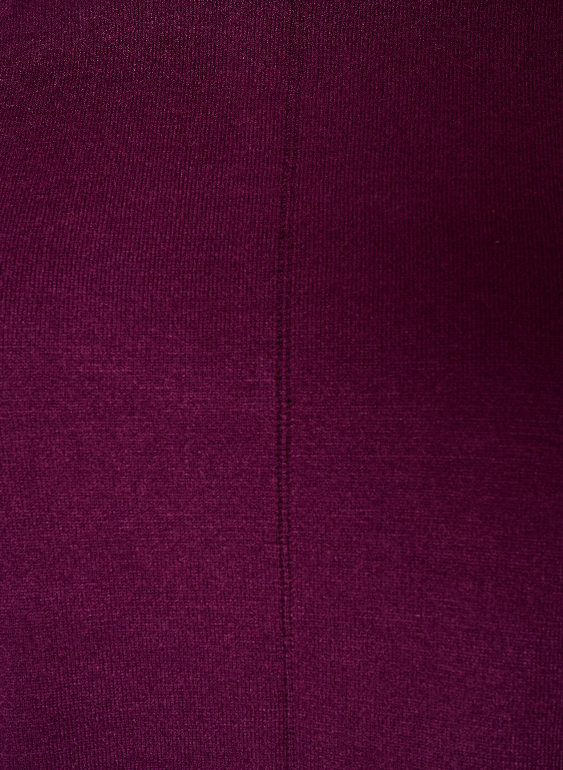 ZizzifashionKnitted blouse with round neck and knitted pattern, Red, Packshot image number 2