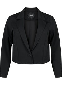 Short blazer with button