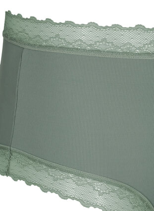 High waisted hipster brief with lace, Laurel Wreath Ass, Packshot image number 2