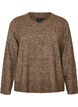 V-neck jumper, Brown, Packshot image number 0