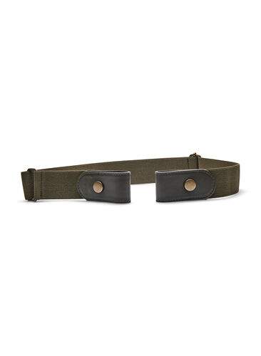 Stretch belt, Army, Packshot image number 0