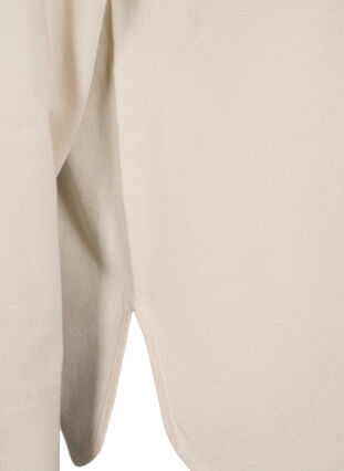 Knitted blouse with Raglan sleeves, Birch Mel., Packshot image number 3