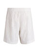 High-waisted lace Bermuda shorts, Vanilla, Packshot image number 1