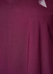 Loose training t-shirt with V-neck, Purple, Packshot image number 2
