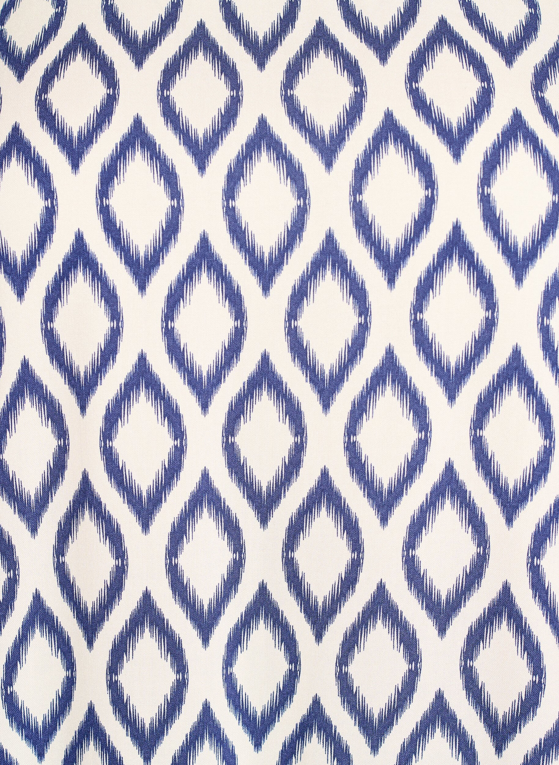 Zizzifashion Dress in viscose with cutline, Blue, Packshot image number 2