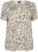 T-shirt with floral print, Vanilla, Packshot image number 0