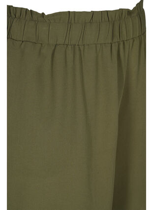 Loose viscose shorts, Ivy Green, Packshot image number 2