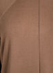 Knit blouse with round neck and knitted pattern, Brown, Packshot image number 2