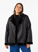 Faux leather pilot jacket, Black, Model image number 0